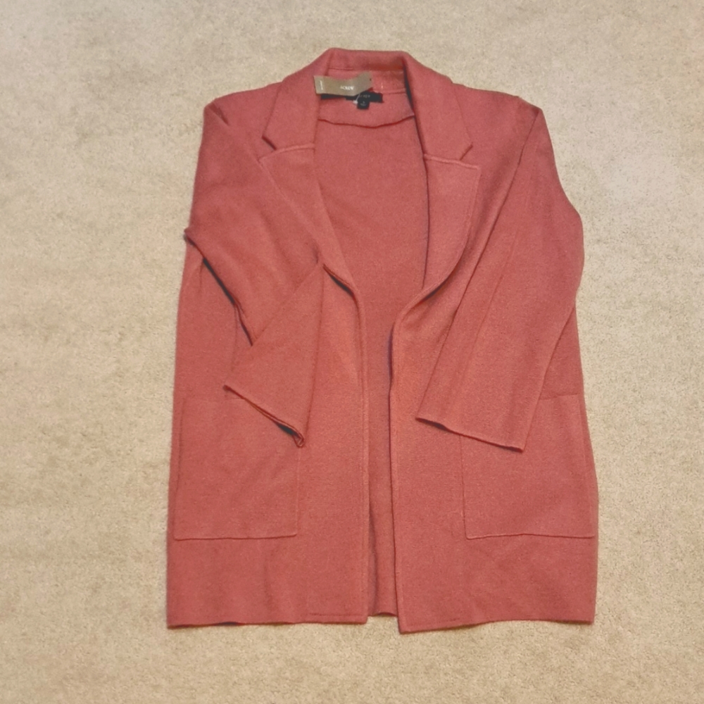 J. Crew Sophie open front sweater blazer